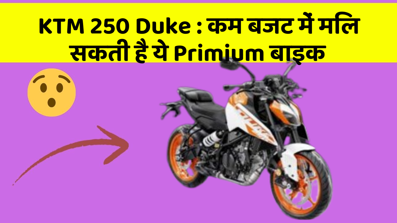 KTM 250 Duke: कम बजट में मिल सकती है ये Primium बाइक