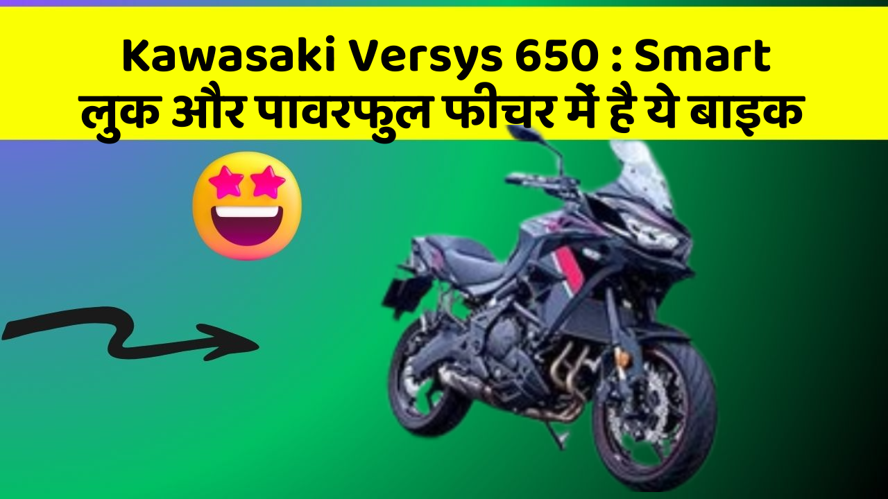 Kawasaki Versys 650 : Smart लुक और पावरफुल फीचर में है ये बाइक